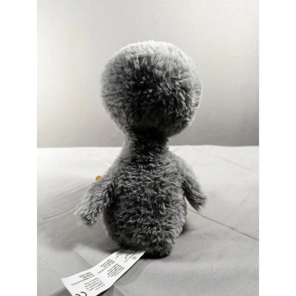 Compendium Live Inspired Gray Duckling Plush Stuffed Animal Orange Beak Feet - Picture 2 of 4